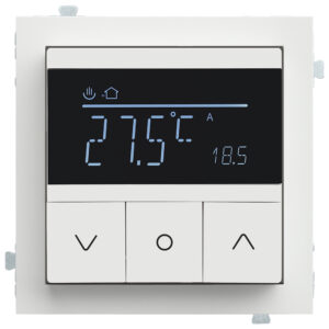 Термостат для теплых полов Белый сатин