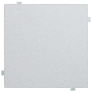 Кнопка одноклавишная (механизм + клавиша) Серебро