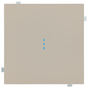 Кнопка одноклавишная с подсветкой (механизм + клавиша) Латте