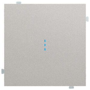 Кнопка одноклавишная с подсветкой (механизм + клавиша) Платина