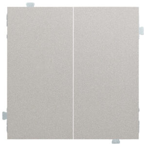 Выключатель двухклавишный (механизм + клавиши) Платина