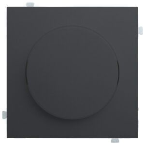 Поворотный диммер 600 Вт Черный сатин