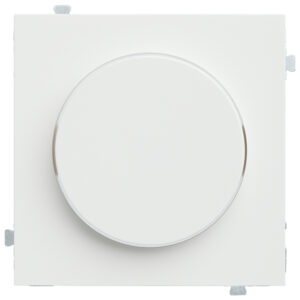 Поворотный диммер 600 Вт Белый сатин