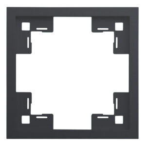 Рамка одноместная Standart Черный сатин