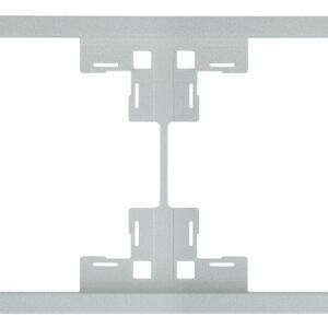 Рамка двухместная Standart Серебро