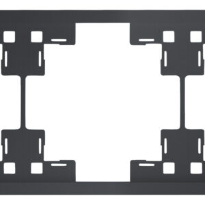 Рамка трехместная Standart Черный сатин