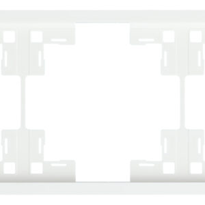 Рамка трехместная Standart Белый сатин