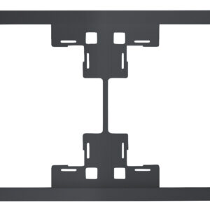Рамка четырехместная Standart Черный сатин