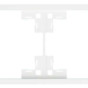 Рамка четырехместная Standart Белый сатин