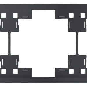 Рамка пятиместная Standart Черный сатин