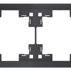 Рамка четырехместная Classic Черный сатин