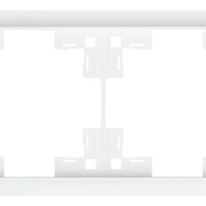 Рамка четырехместная Classic Белый сатин