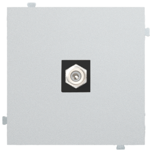 Розетка телевизионная Серебро