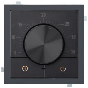 Поворотный термостат для теплых полов Базальт