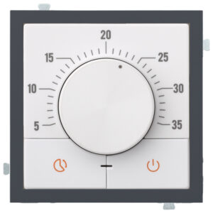 Поворотный термостат для теплых полов Базальт