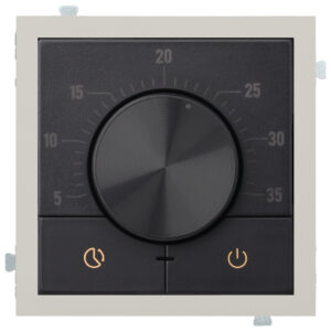 Поворотный термостат для теплых полов Лён