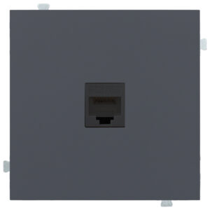 Розетка компьютерная одиночная кат. 5e Базальт