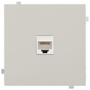 Розетка компьютерная одиночная кат. 5e Лён