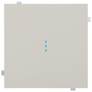 Кнопка одноклавишная с подсветкой (механизм + клавиша) Лён