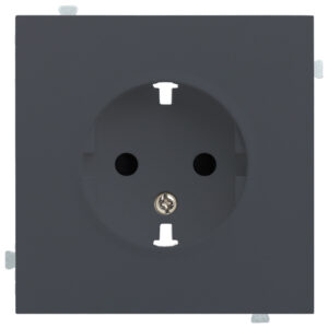 Розетка электрическая с винтовым подключением Базальт